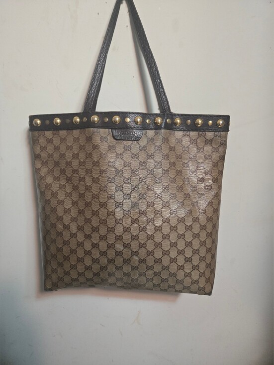Gucci Handbags - Gucci GG Crystal Babouska Tote